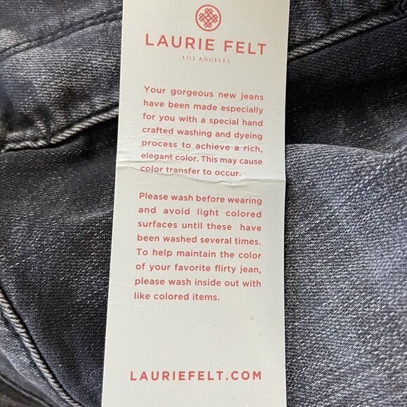 Laurie Felt Pull On Jeans Size 2X Black SILKY WATER PAINT Skinny Stretch NEW - Picture 11 of 12